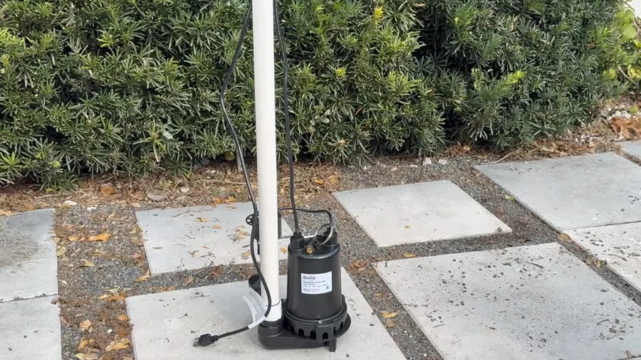 Pool plumbing test equipment on an outdoor deck for Pool Leak Detection & Repair in Lakewood, CA